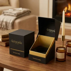 Scented Candle Gift Box Natural Soy Wax Aroma Candles Luxury Gift Set Customizable for Home Fragrance Wedding Business