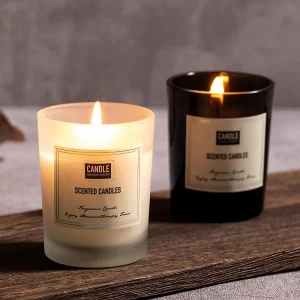 Scented Candle Wedding Decoration Transparent Glass Jar Candles Gift Box Unique Design Scented Candles