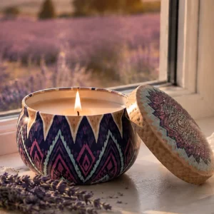 Scented Candles Gift Set for Women Soy Wax Candle in Classic Tin Aromatherapy Birthday Gifts for Mom Thank You Gifts