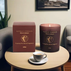 Scented Candles OEM Private Label Soy Wax Glass Jar Candle Custom Fragrance Home Aroma Candle Factory Supply
