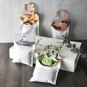 Scented Paper Car air Freshener Hanging Wardrobe Fragrance Custom Scented Sachet Bags for Home Decoration