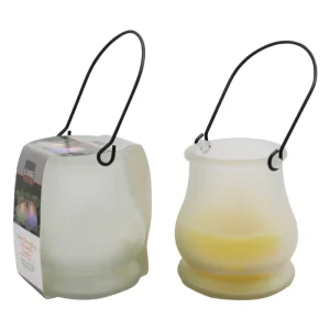 Scented Paraffin Wax Outdoor Citronella Candles in Glass Jar