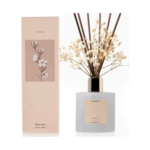 Scented Reed Diffuser with 10 Rattan Scent Sticks for Home Bedroom and Bathroom