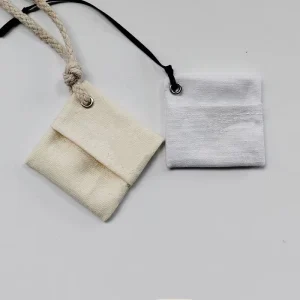 Scented Sachet Cotton Bag White Home Wardrobe Fragrance Pouch Twill Fabric Cotton Bag With Customized Logo