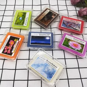 Scented Wax Melts Fragrance Wax Melt Cubes in PVC Clamshell Packaging
