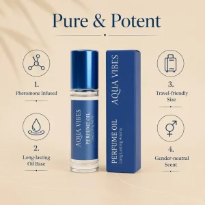 Sea Salt Cedarwood Roll On Perfume Oil Unisex Aquatic Woody Scent Portable Travel Size for Daily Dating Outdoor Use