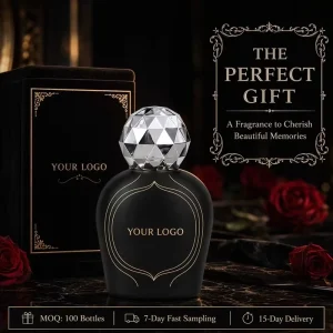 Sensual Aroma Atomizador Pequeno Eau De Parfum for Women Gold Filigree Print Musk Perfume Oil Unisex Private Label Custom Logo