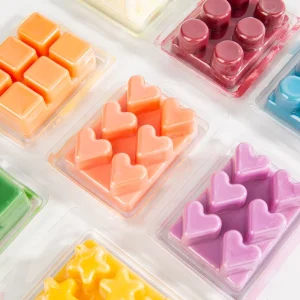 Set of 8 Jasmine Lavender Chamomile Rose Cherry Blossom Scented Wax Melts Natural Soy Wax Cubes