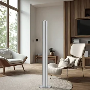 Silent Anti Backflow Electric Waterless Aroma Oil Tower Diffuser with App Control, Desktop Design, and Metal Housing