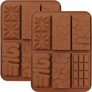 Silicone Molds for Wax Melts Non Stick Homemade Protein and Energy Bar Mould Mold Silicones for Chocolate
