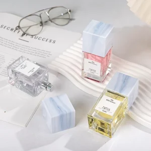 Simple Design Women Perfume Men Perfume 50ml Fragrance Liquid Mist with Paper Box
