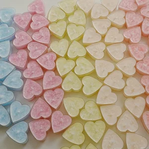 Small Mini Handmade Creative Valentine’s Day Gifts Tealight Aromatic Candles Heart Shaped Aromatherapy Tea Light Scented Candle