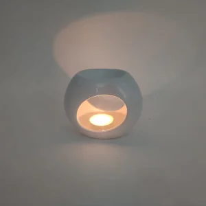 Small Unique Ceramic Non electric Candle Wax Warmer Indoor Light Aroma Burner DH9039 BSCI Certified