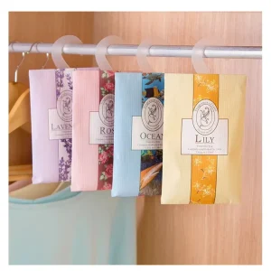 Small Wardrobe Clothes Scent Sachet Scented Sachet Bags Fragrance Hanging Eco friendly Custom Luxury Scented Sachet Bags