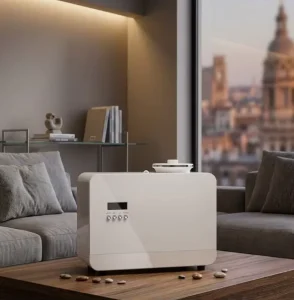 Smart Aroma Diffuser 800ml Commercial Scent Machine 3000m3 Coverage Wall-Mounted HVAC Fragrance
