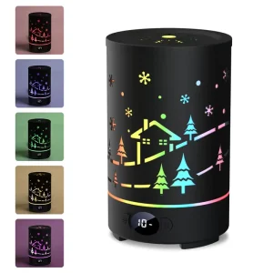 Smart Aromatherapy Diffuser Essential Oil Air Humidifier With RGB Mood Lights Timer For Home Office Relaxation