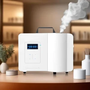 Smart Electric Metal Aromatherapy Essential Oil Diffuser HVAC Machine Control Wall Mounted Aroma Diffuser for Car Hotel