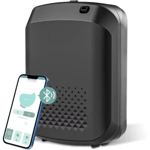 Smart Electric Waterless Wall Mounted Air Cleaning Machine 1500 Sq.Ft Coverage Aroma Diffuser for Home Hotel Plastic Household