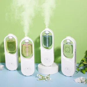 Smart Portable Ultrasonic Aroma Diffuser with Essential Oil LED Night Light Volcano Design