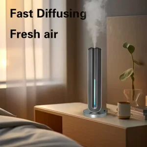 Smart Wireless Waterless Essential Oil Diffuser USB Air Freshener Dispenser Rechargeable Portable Electric Fragrance Diffuser