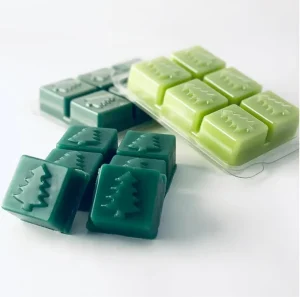 Snap Bar Single Wax Melts 5 Cell Blister Packaging 6 Cavity Clamshell Box for Wax Melt White