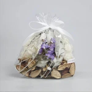 Solid Shaped Home Fragrance Sachet Natural Plant Petal Air Freshener with Scented Potpourri Dried Roses Lemon Apples