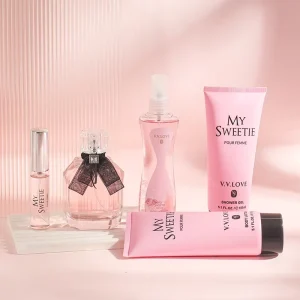 South America Foreign Trade Fruity Note Regular Size Spray Perfume Festival Gift Box Five piece Set Women’s Lasting