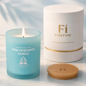 Soy Wax Candle Lid Packing Romantic Fresh Scented Candles Printing Logo Glass Candle For Hotel Bedroom