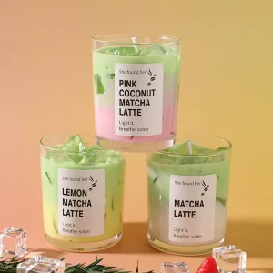 Soy Wax Coffee Scented Candles INS Style Aromatherapy for Valentine’s Day Christmas Gifts Non-Toxic