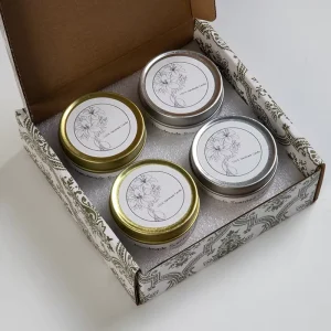 Soy Wax Dried Floral Scented Candles Handmade Holiday Diwali Wedding Birthday Gift Flower Fragrance Incense Candle