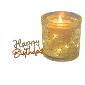 Soy Wax Handmade Aromatherapy Candles LED Lights Environmentally Friendly and Atmospheric Birthday Party
