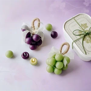 Soy Wax Handmade Small Gift Creative Birthday Present Grape Shaped Scented Candle Personalized Decoration