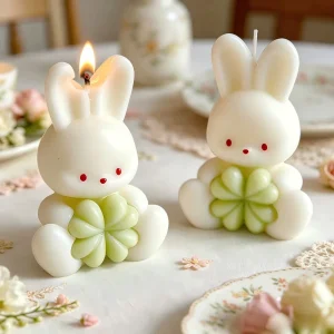 Soy Wax Rabbit Ornament Handmade Scented Candle