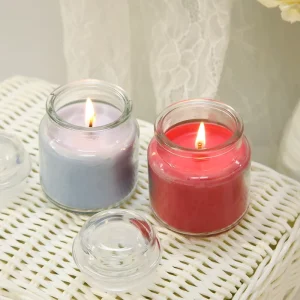 Soy Wax Scented Candle 120g Glass Container Customized Logo for Home Hotel Party Decoration