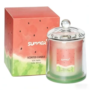 Soy Wax Scented Candle Fresh Fruit and Woody Fragrance for Home Decor Candle Jars for Christmas and Chinese New Year Customized