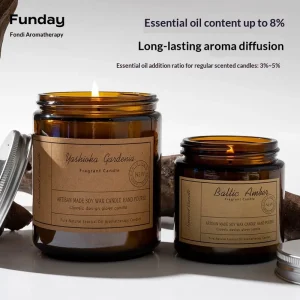 Soybean Wax Modern Aromatherapy Candle Diffuser Suitable for Home Decoration