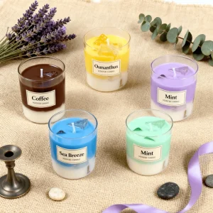 Soybean Wax Smokeless Scented Candles for Office Thanksgiving Mother’s Day Diwali Christmas Bars Handmade Luxury
