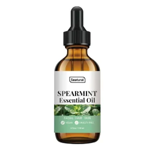 Spearmint Essential Oil for Hair Care Face and Skin Care Scalp and Body Massage Soap and Candle Making