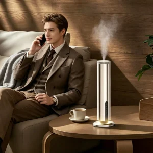 Spill Proof Technology Scent Machine Desktop Home Waterless Essential Oil Diffuser Battery Fragrance Machine for Hotel and Office
