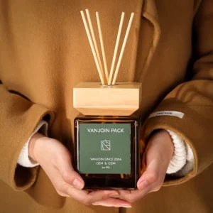 Square 150ml 200ml 250ml 500ml Empty Fragrance Diffuser Bottles Reed Diffuser Bottle Set with Box
