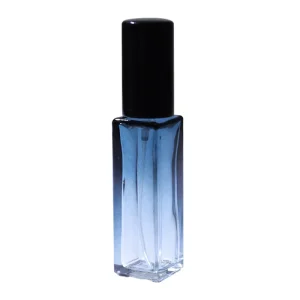 Square Glass Perfume Bottle Empty Perfume Bottles Sample 50ml Square Perfume Spray Bottle Pump Sprayer Clear Screen Printing