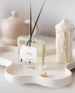 Square Glass Room Diffuser Bottle 100ml with Reed Stick