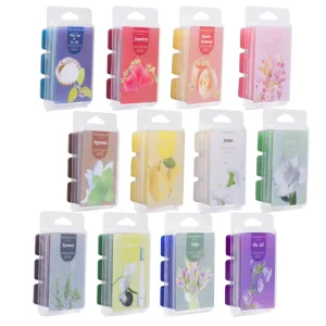 Square Scented Colors Cube Melts Tarts Wax Candle for Home Spa Gift Use Aromatherapy Wax Melts Variety Pack