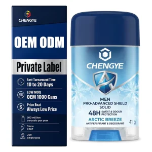 Stick Deodorant and Anti-Perspirant for Men with Ice Fresh Scent, 48 Hour Long Lasting Sweat Protection and Odor Defense