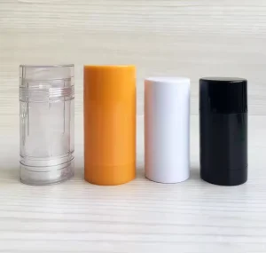 Stock 75g Deodorant Container Alum Plastic Twist up Deodorant Bottle