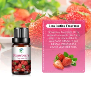 Strawberry Seed Cold Pressed 100% Pure Essential Oil Sweet Fragrance & Moisturizing for All Skin Types