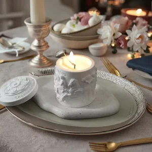 Stylish Modern Holiday Scented Candle Soy Wax Handmade High end Artistic 60 Hours Thanksgiving Christmas Wedding Cabin Decor
