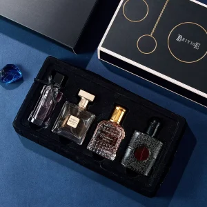 Stylish Women’s Four Piece Eau De Parfum Spray Gift Set Long Lasting Light Fragrance Fruity Orchid Daily Life