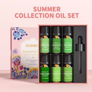 Summer Collection Essential Oil Set Deep Tissue Muscle Relaxation Sore Muscle Relief Non-Greasy Home Spa Made in China