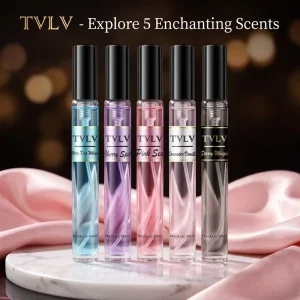 TVLV 5Pcs Portable Travel Lavender Scent Fragrance Spray Set Long Lasting Fine Mist Perfume Women TikTok style Compact Mini